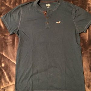 Blue button up shirt